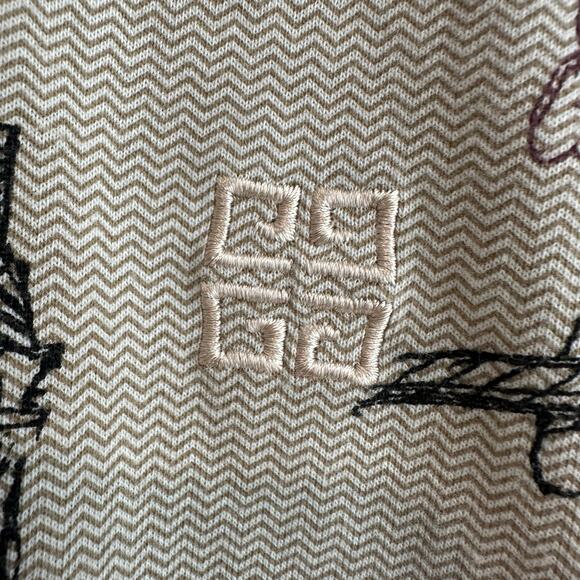 Givency Activewear Vintage Novelty Golf Print Polo M - Picture 4 of 10